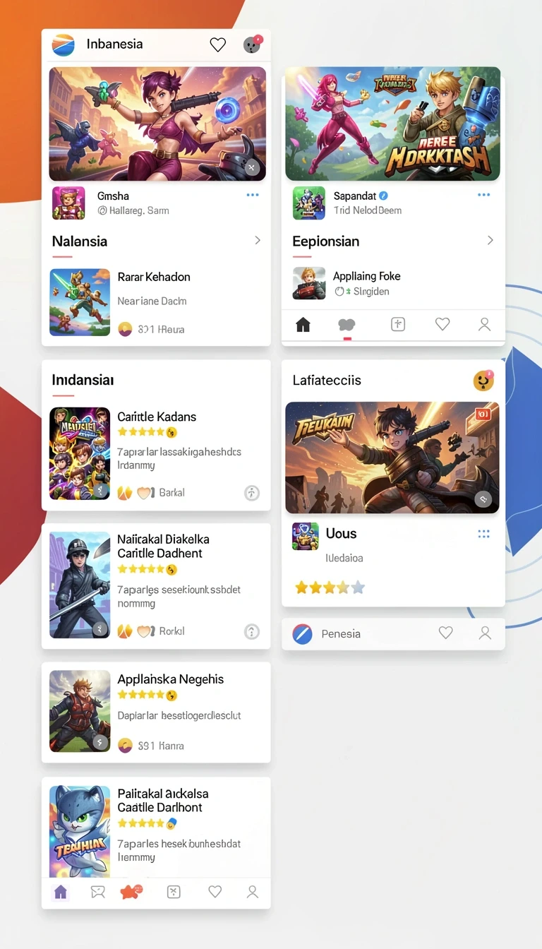 Beragam pilihan permainan menarik dalam aplikasi mahjong288 APK Full Version untuk Android.