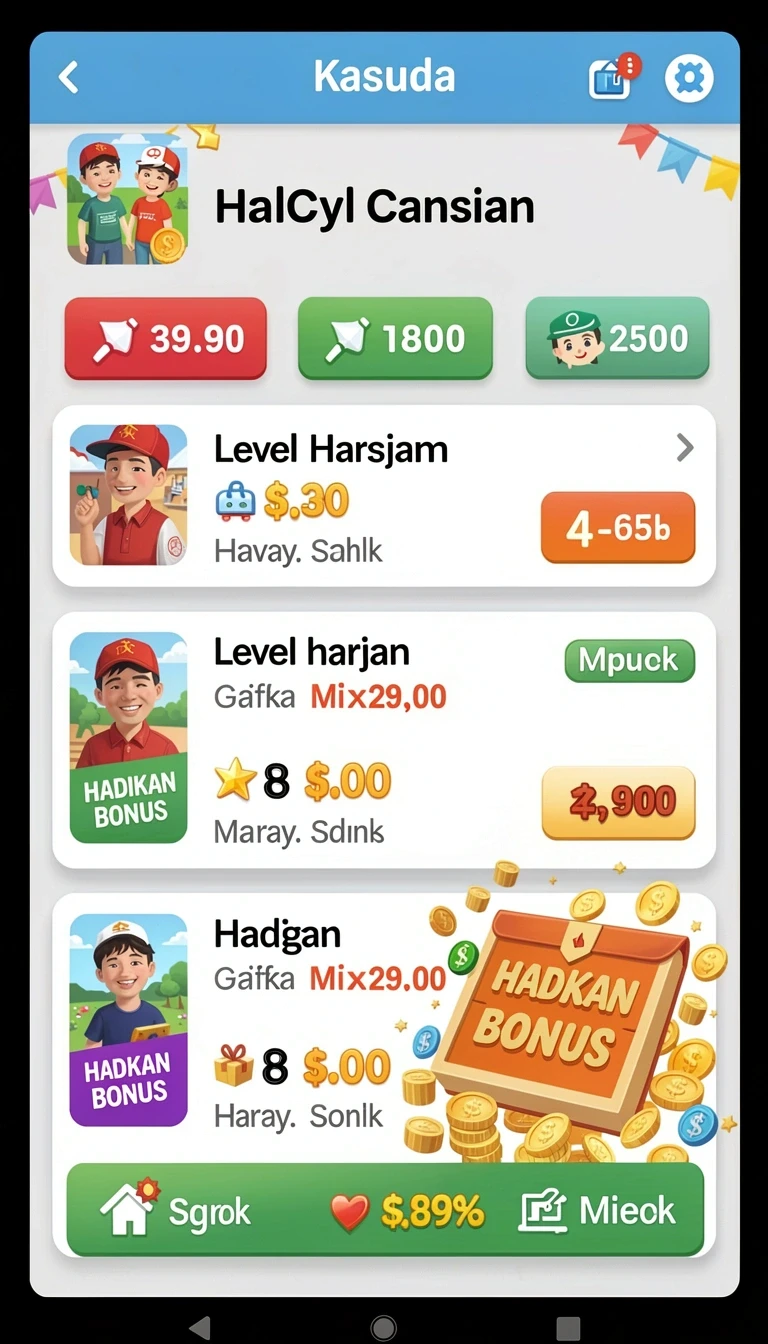 Beragam pilihan permainan menarik dalam aplikasi Cara Download dan Instal xtoto di Android.