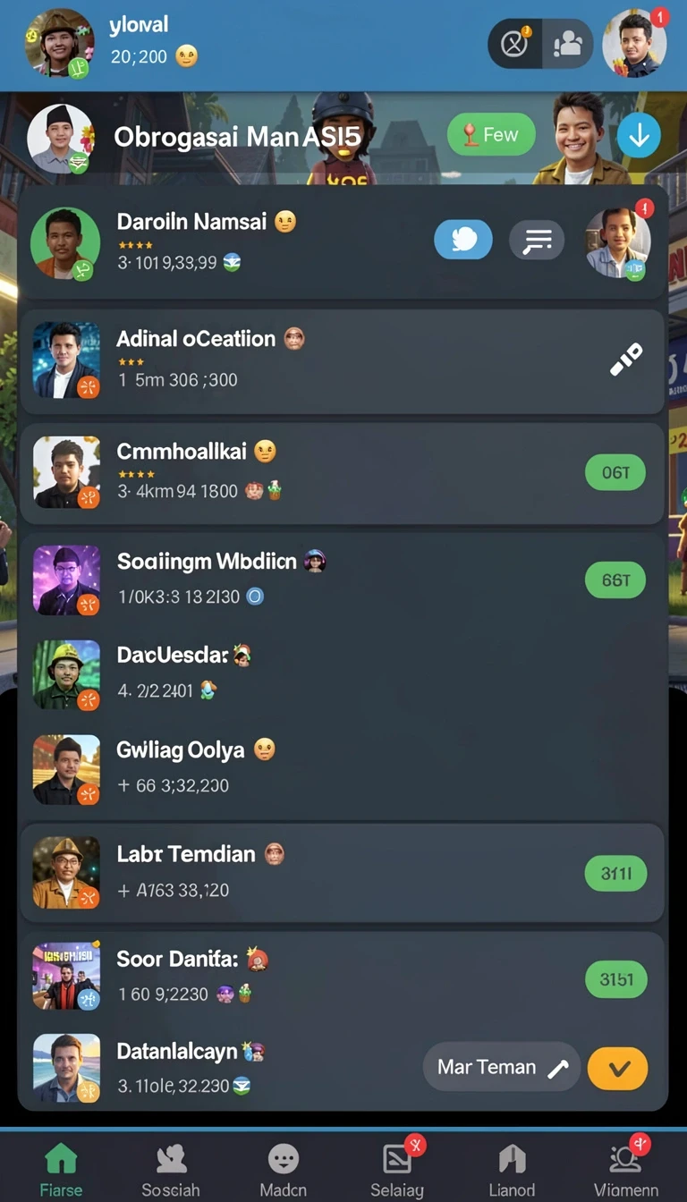 Beragam pilihan permainan menarik dalam aplikasi galaxy77 APK Terbaru untuk Perangkat Android.